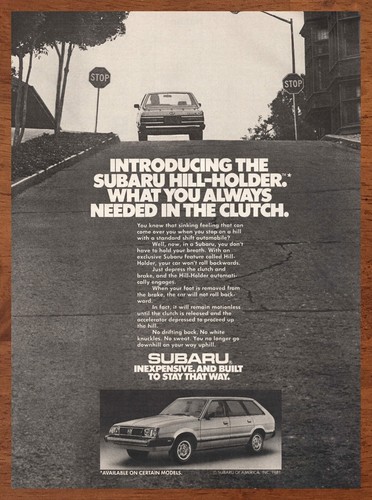 Pubblicità poster subaru - pubblicità/poster,